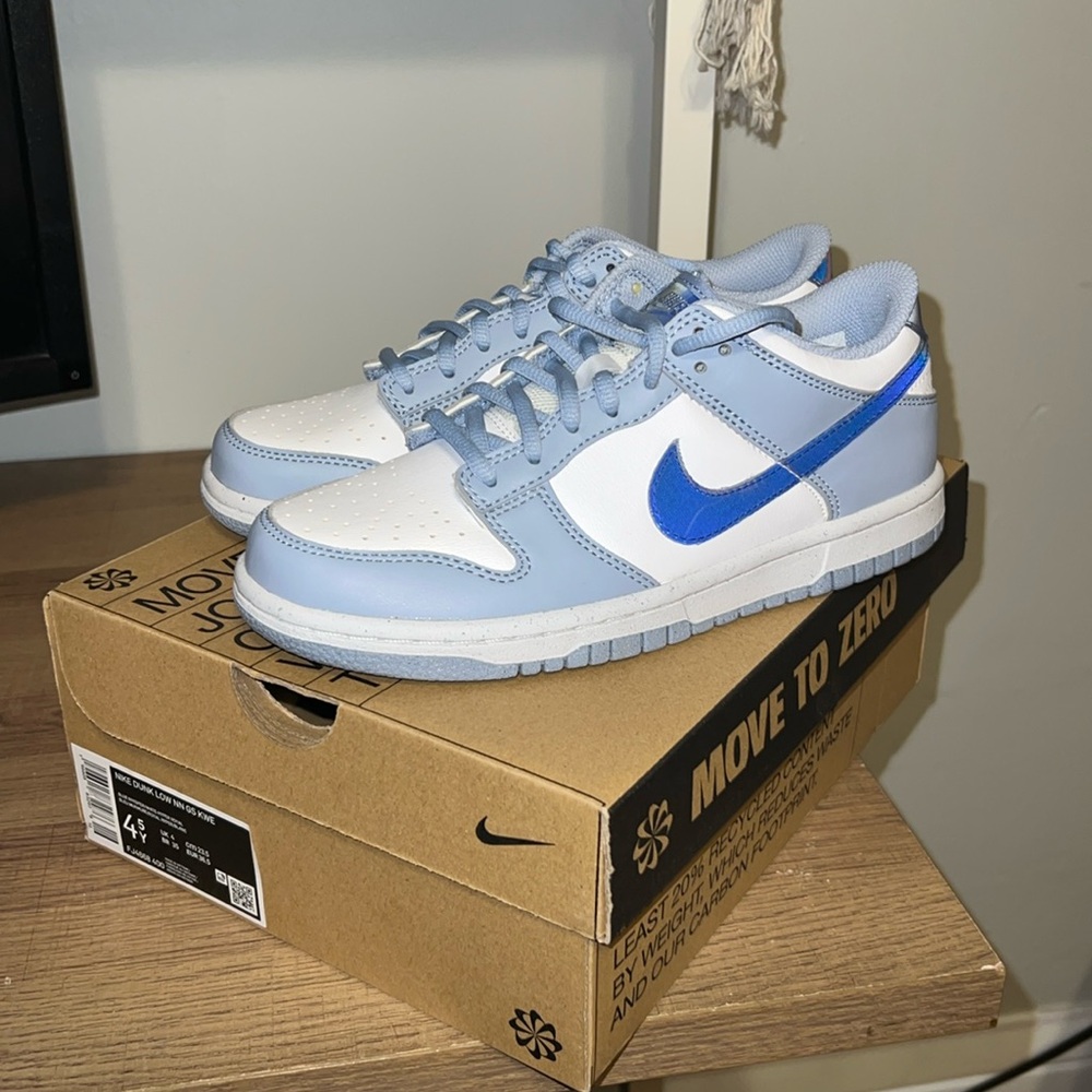 Nike Blue and White Sneakers